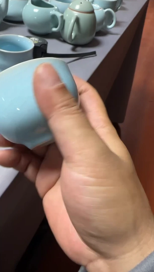 汝瓷平顶山汝瓷产品   罗汉杯