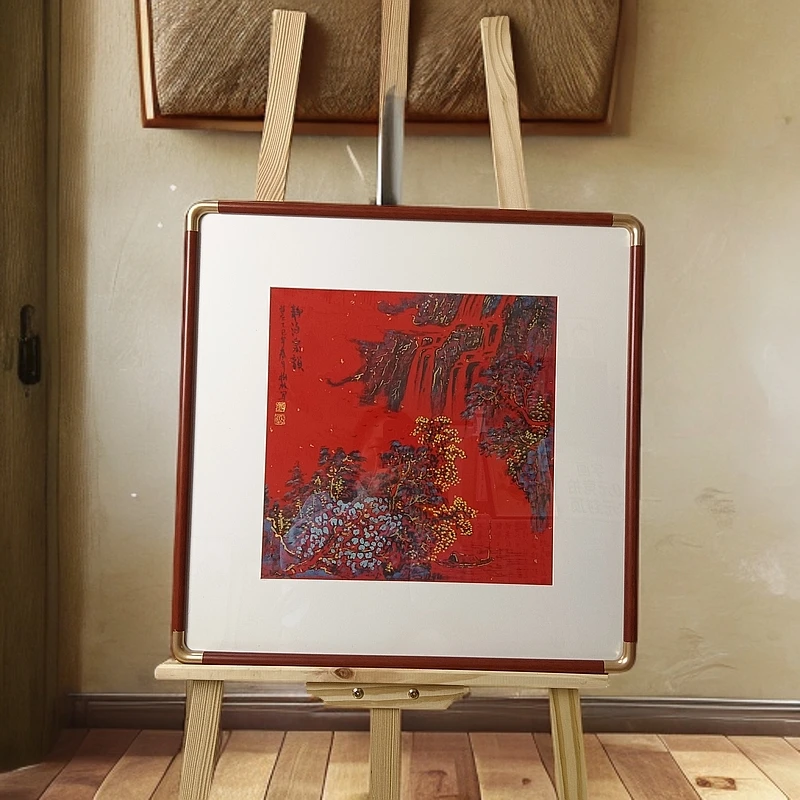 《静泊泉韵》家居美学挂画  50X50Cm  带框发货