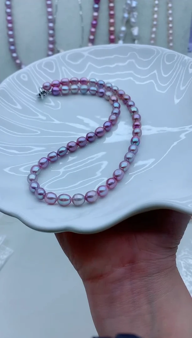 淡水珍珠未镶嵌颈饰淡水珍珠项链多样性发其一