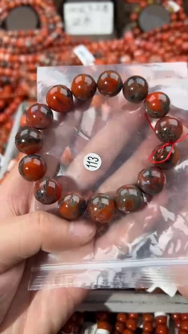 南红玛瑙手串未镶嵌15