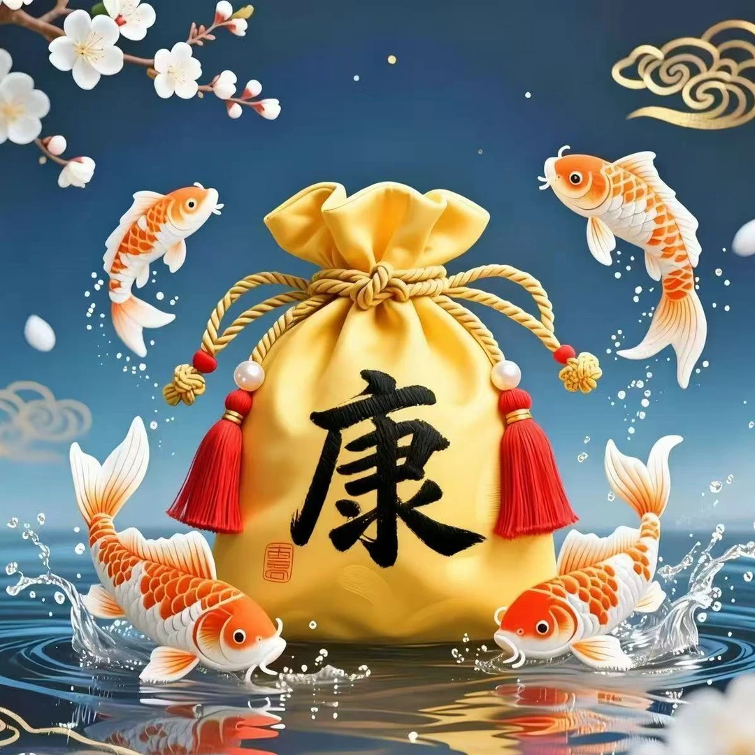 ②号老师推荐 康康手绘卡 生肖挂饰