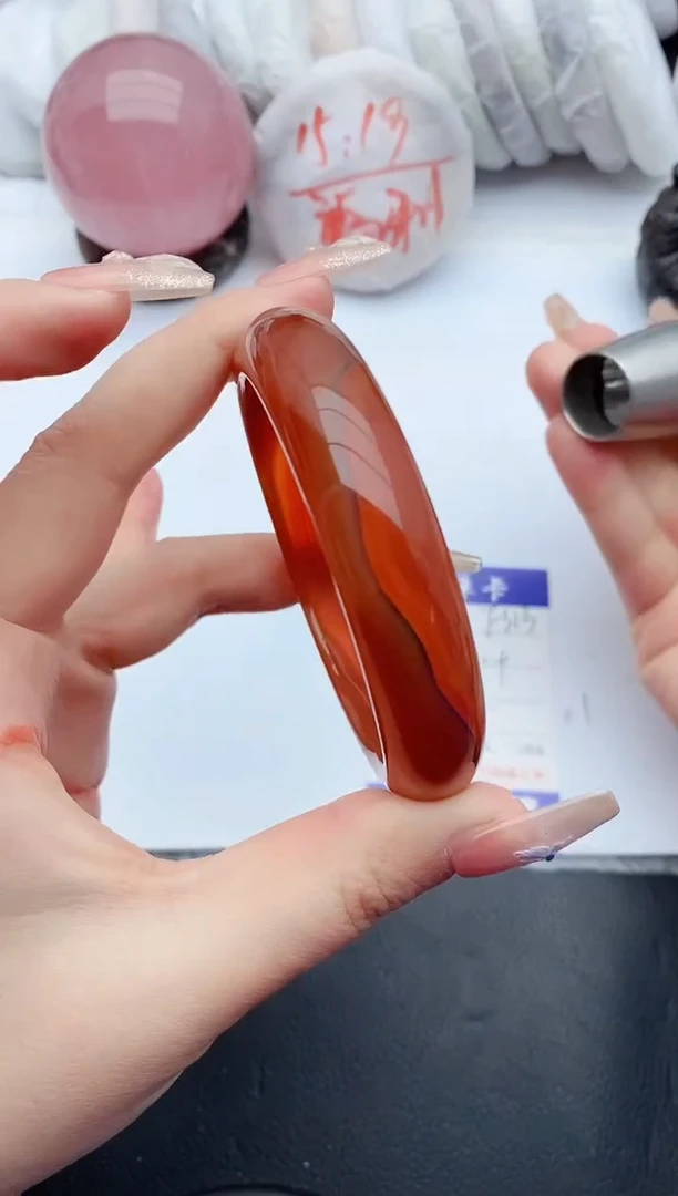 【闪购商品】石英质玉手镯未镶嵌F313+60.4