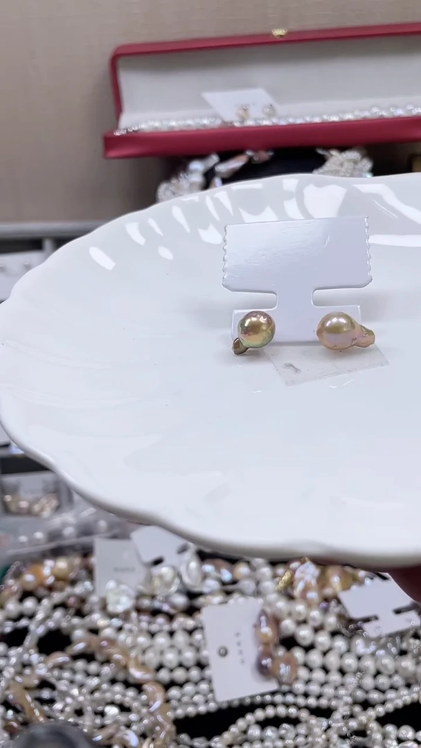 未镶嵌耳饰淡水珍珠【纯恬饰品