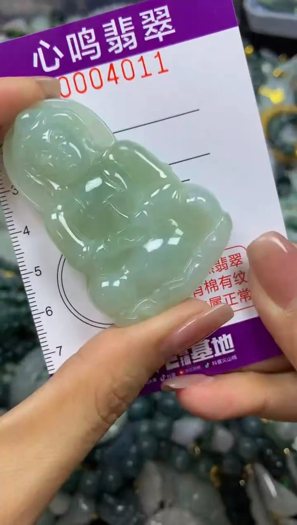 翡翠未镶嵌颈饰闪购004011