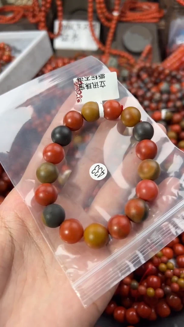 南红玛瑙手串未镶嵌11