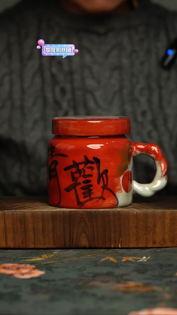 瓷片釉下彩手工手绘同款陶器