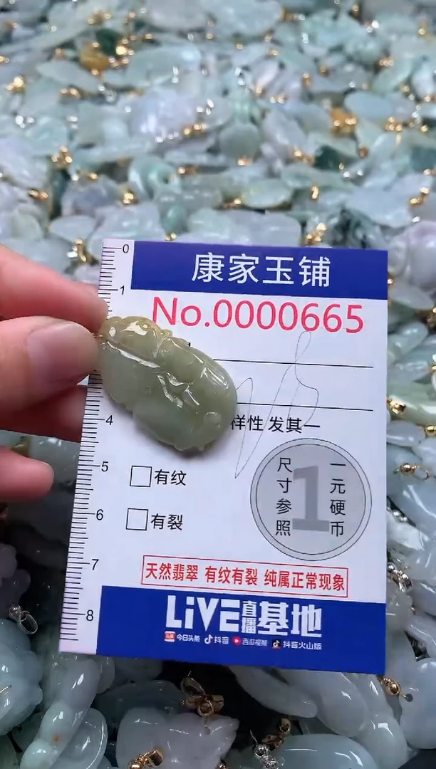【闪购商品】翡翠吊坠(不含链)未镶嵌665