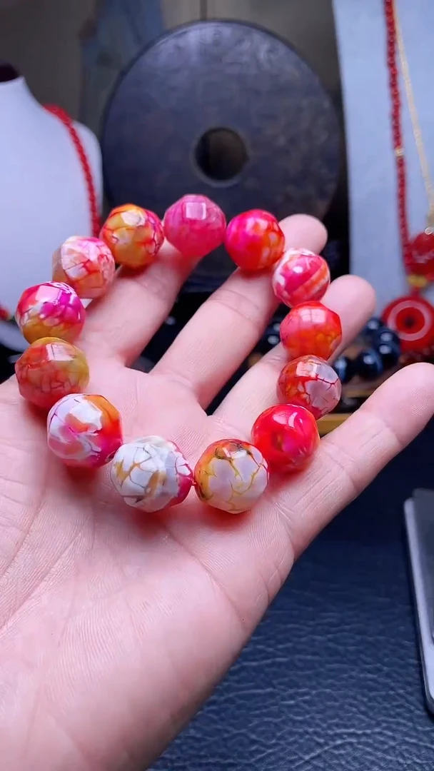 未镶嵌手串玛瑙/玉髓天然珠宝雪山重楼【多样性拍一发一】