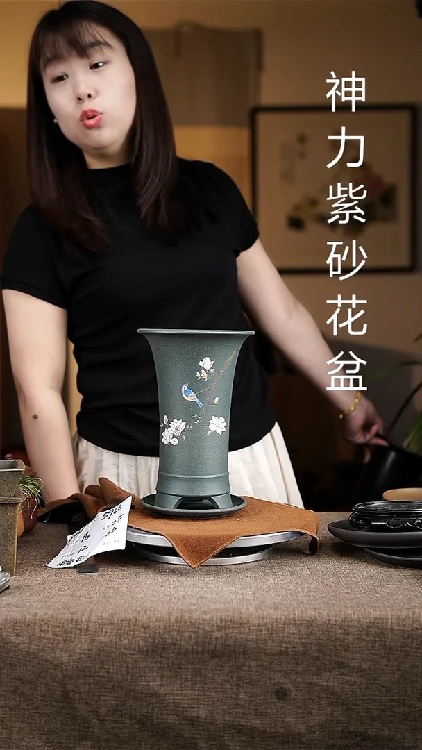 紫砂花盆紫砂花盆5966+z