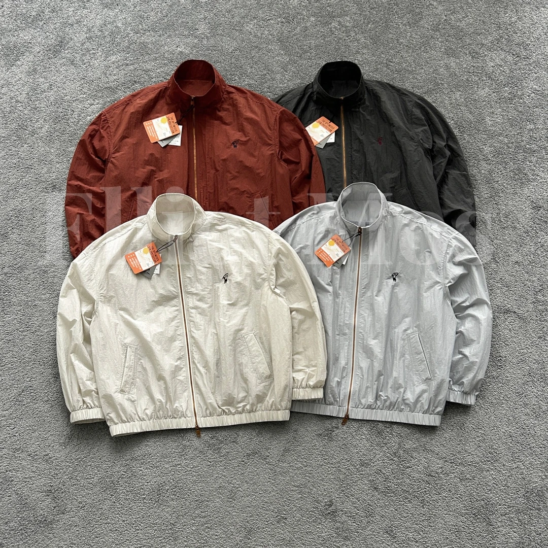 Elliot Mos过滤阳光~Sunscreen Jacket撞色拉链刺绣防晒外套-1089