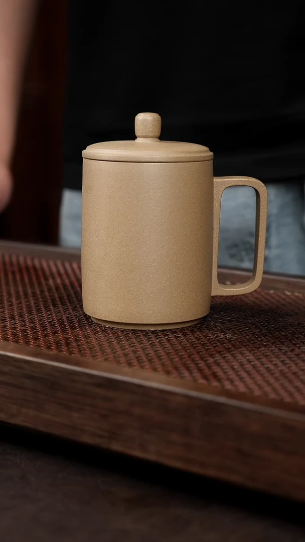 茶壶紫砂青降坡盖杯