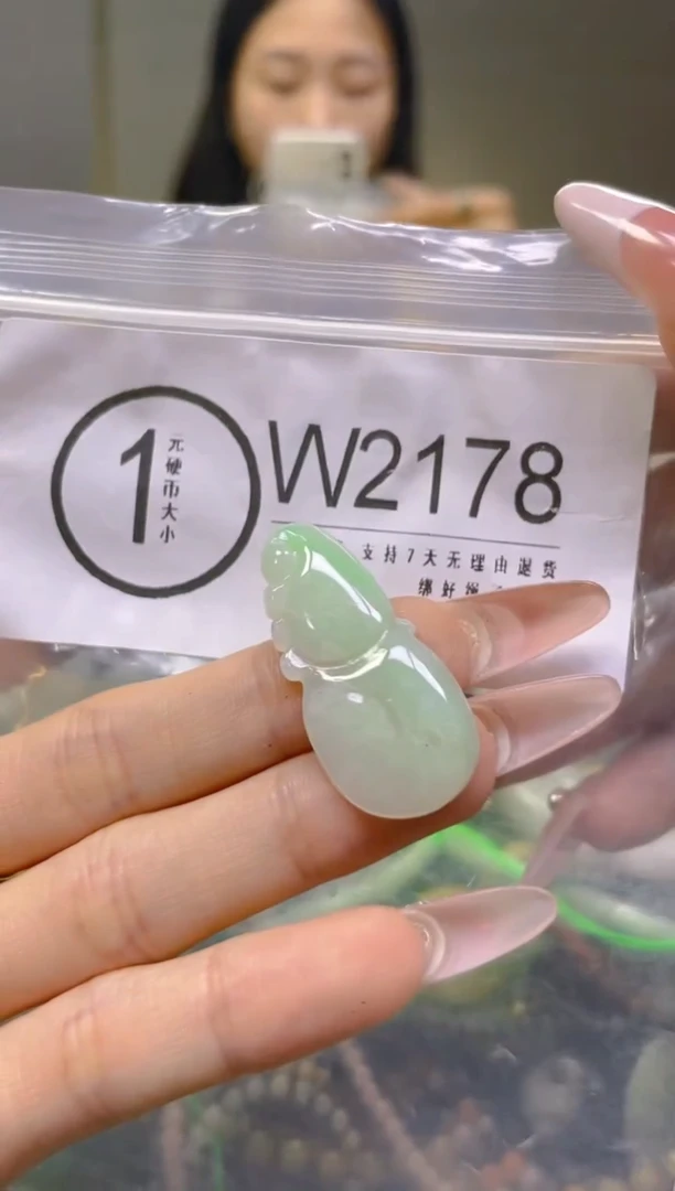 翡翠未镶嵌颈饰/W/翡翠A货一图一物