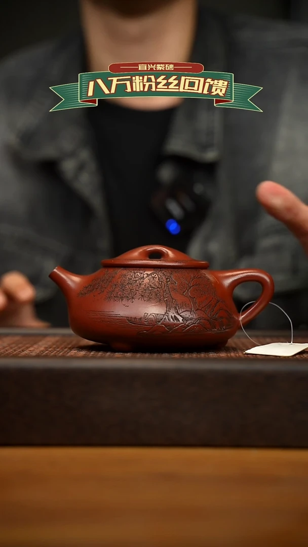 茶壶紫砂宜兴原矿 紫砂手工紫砂壶容量300cc