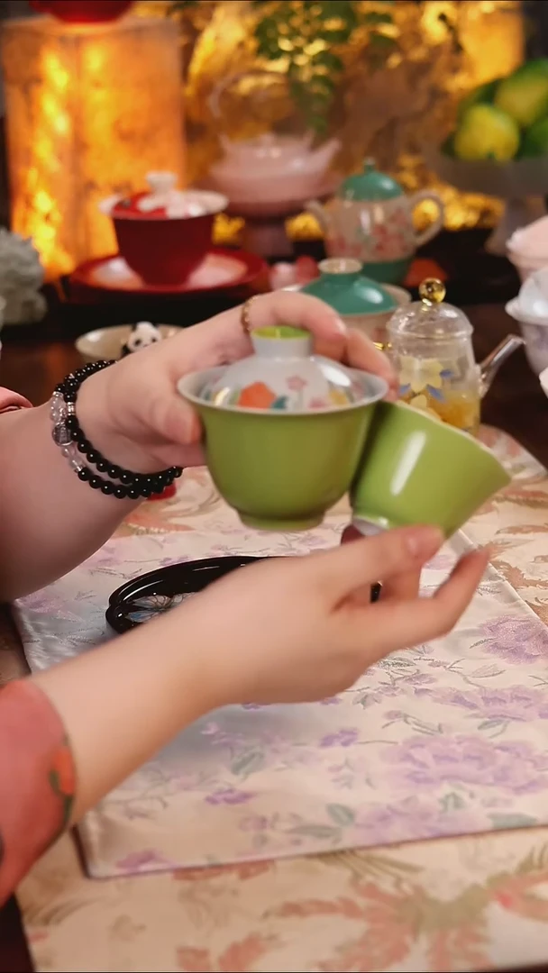 望花盖碗+杯 哈哈哈哈