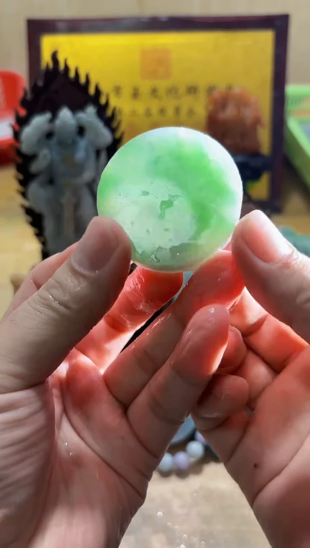 未镶嵌挂件翡翠A货常星6753