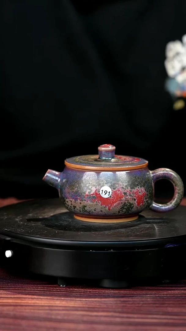 191#泥和堂一级品原矿钧瓷井栏壶