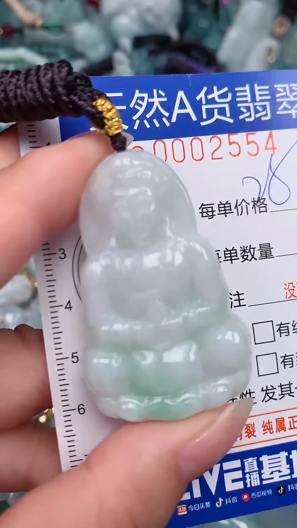翡翠未镶嵌颈饰...0002554