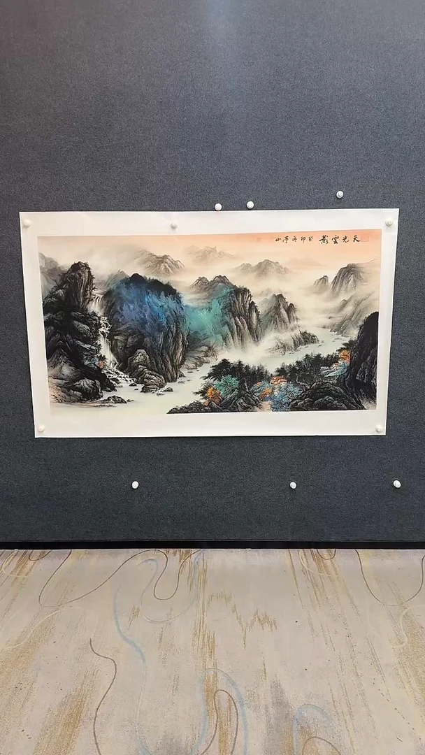 国画7.16-张亭山-六尺整山水-37