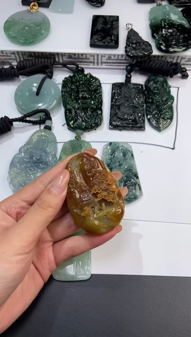 未镶嵌挂件翡翠夕****g1111