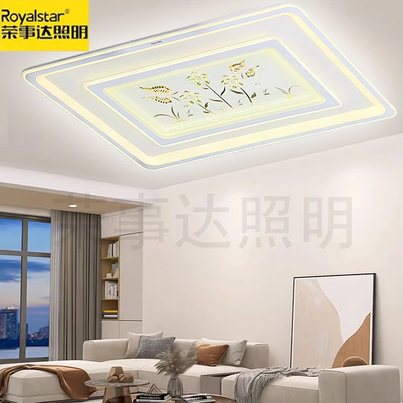 定向链接新款水晶客厅灯轻奢大气超亮LED吸顶灯大厅灯具
