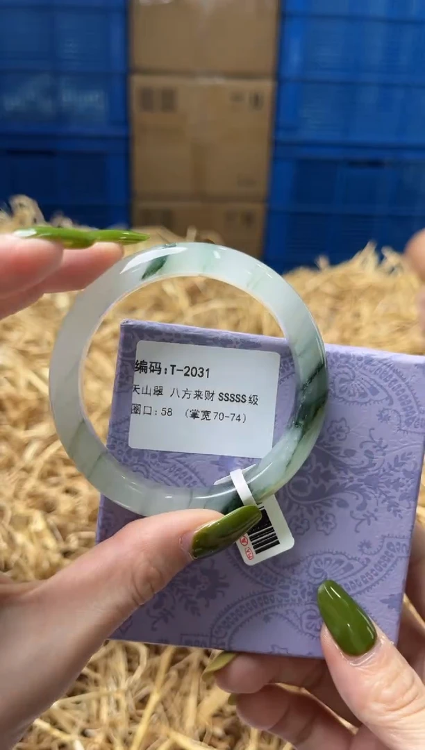未镶嵌手镯石英质玉T2031