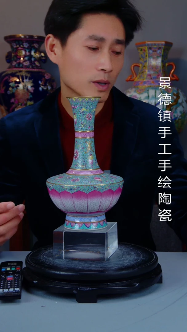 摆件景德镇手工手绘陶瓷60