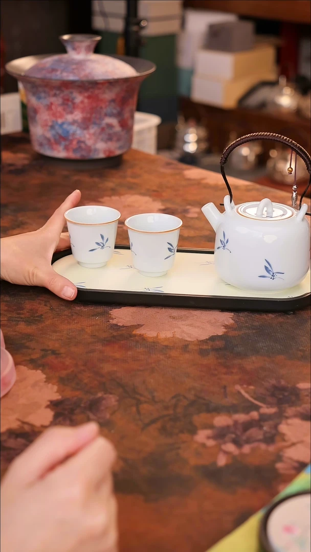【闪购商品】陶瓷茶具(无礼盒无茶盘)@@A10635