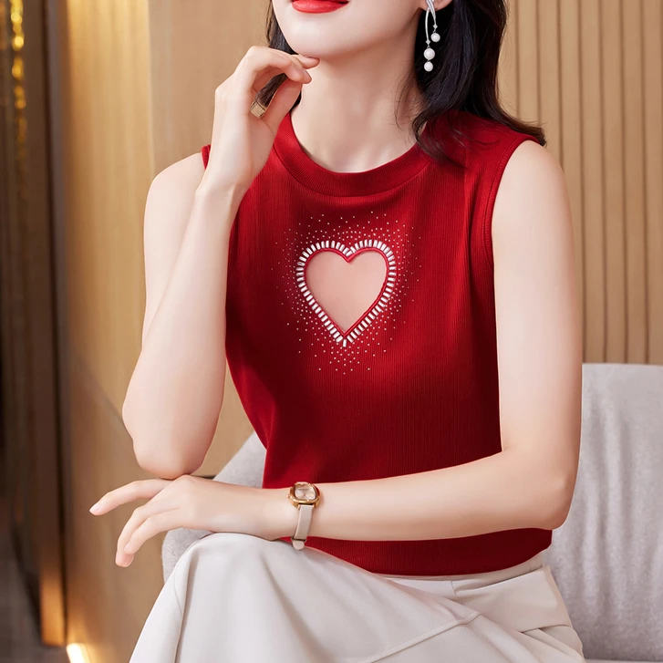 新款百搭吊带背心女外穿西装内搭弹力螺纹棉修身显瘦打底无袖上衣