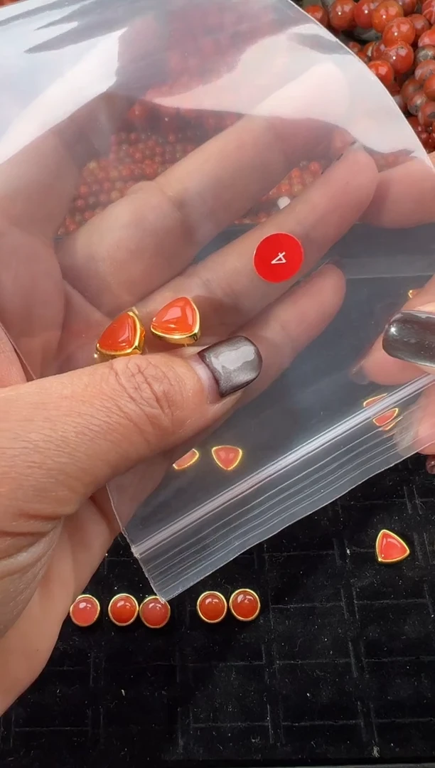 未镶嵌戒指南红玛瑙10
