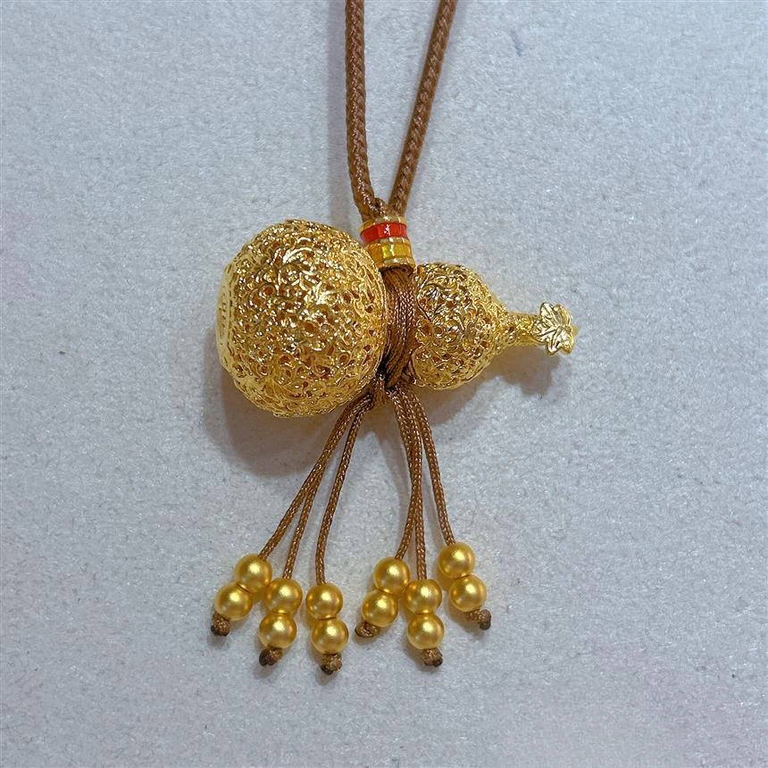 【敏敏专享】足金999 5D镂空花丝葫芦 HJD1265