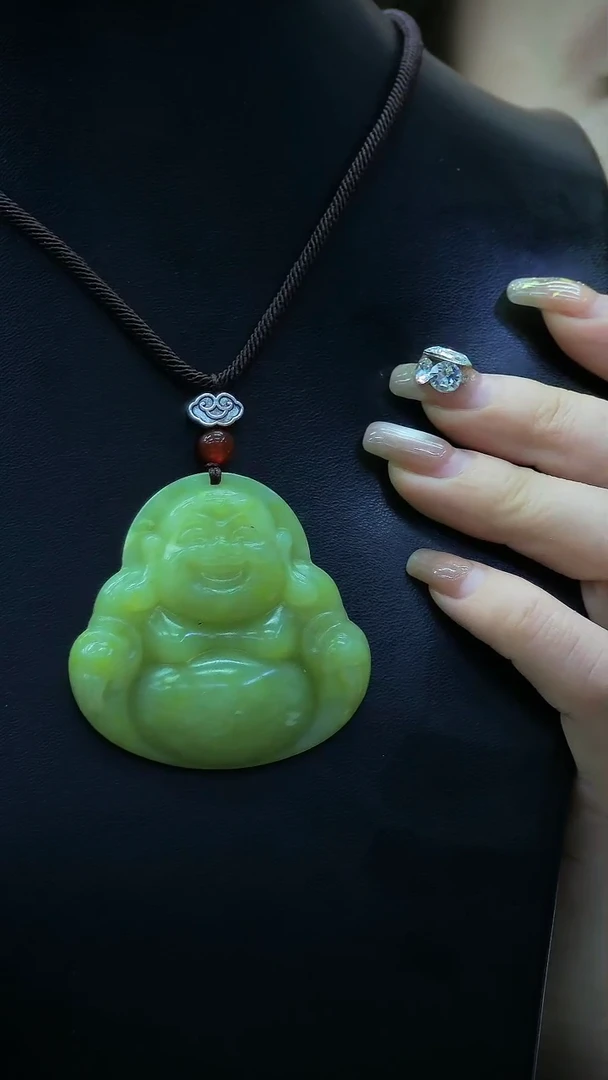 【闪购商品】蛇纹石玉佛未镶嵌挂件