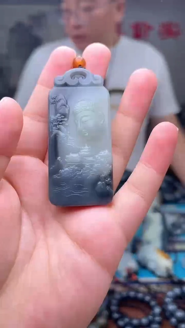 和田玉未镶嵌挂件1