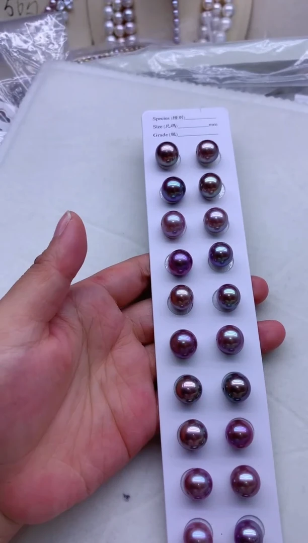 【闪购商品】淡水珍珠吊坠(不含链)18K金镶嵌多发其一