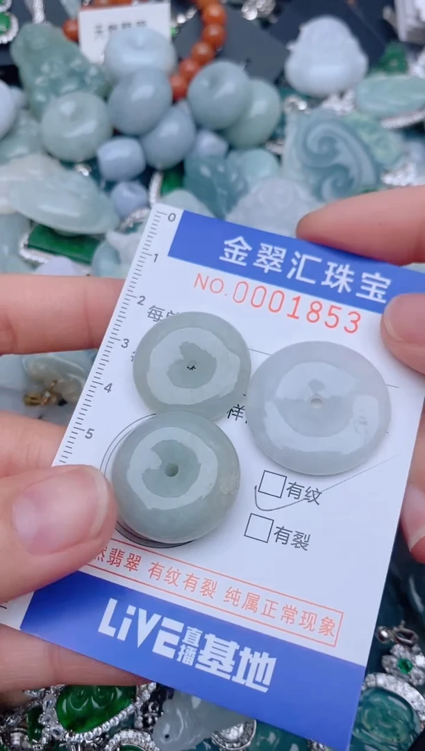 翡翠未镶嵌颈饰1853........1