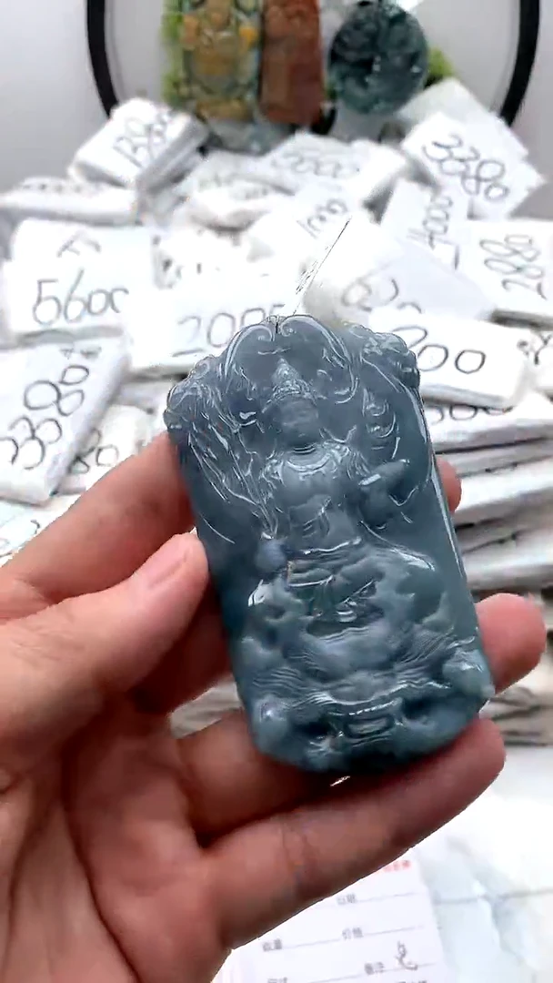 【闪购商品】翡翠颈饰未镶嵌文殊