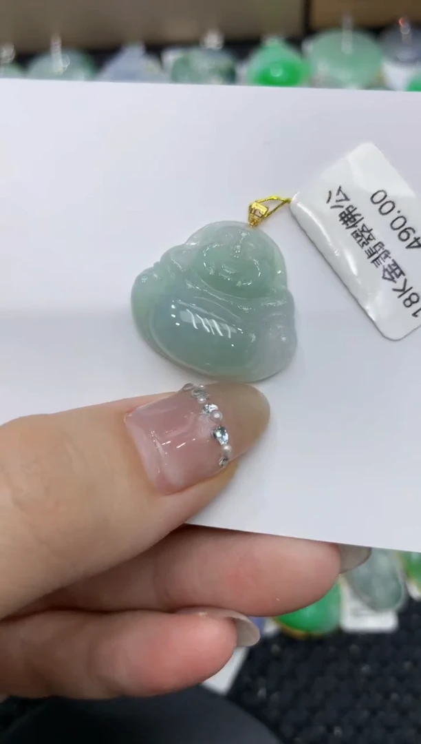 【闪购商品】翡翠颈饰18K金镶嵌222222222