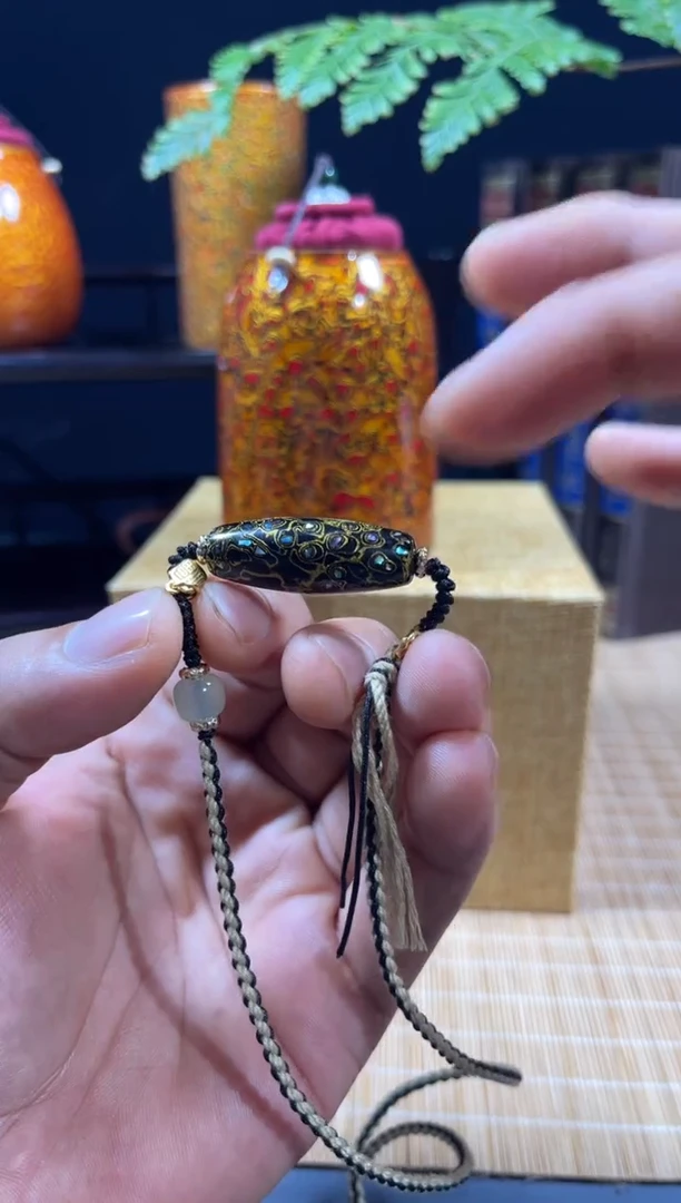 黄花梨/降香黄檀其他犀皮大漆天珠