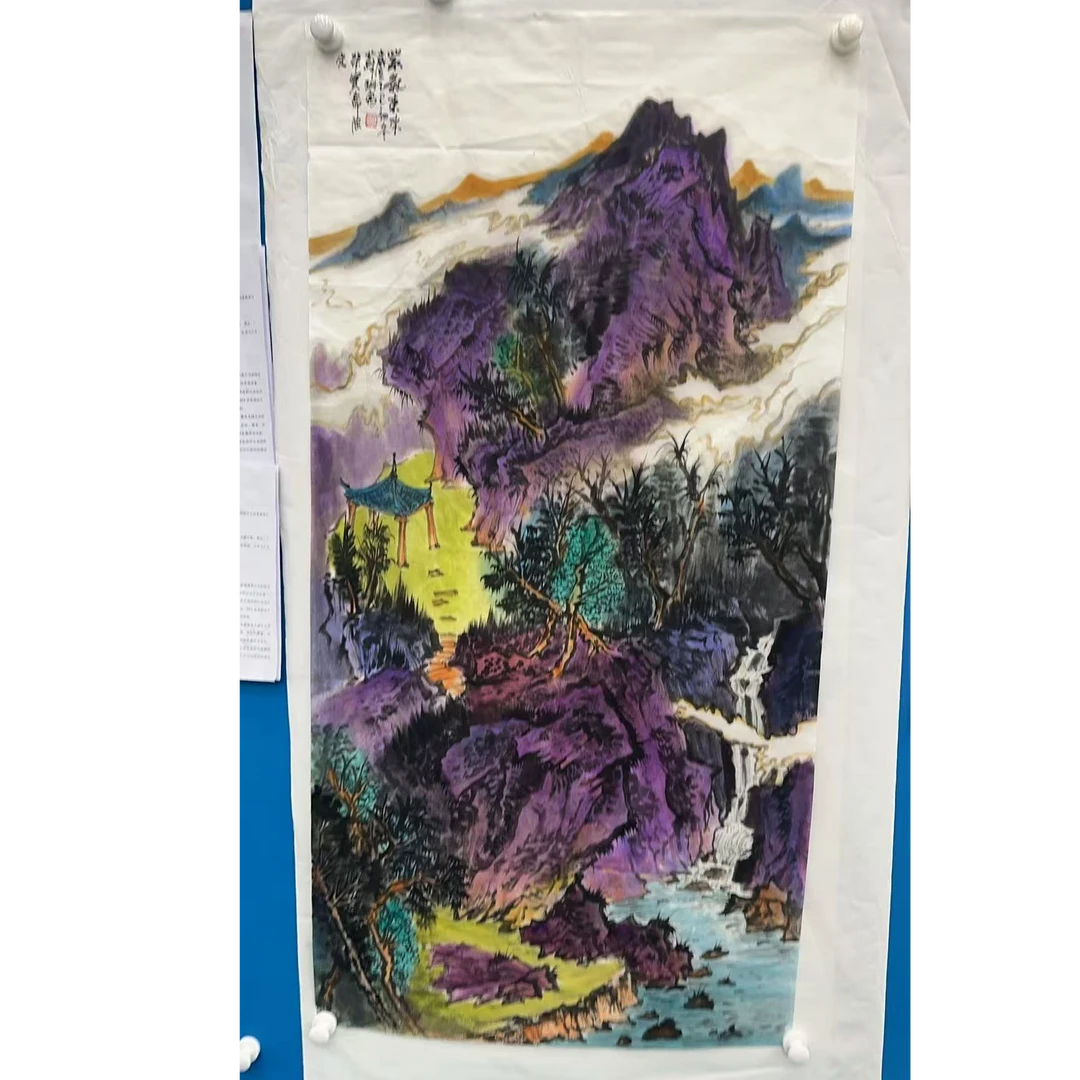 橱窗展示/苏珊（苏三秋）/宣纸国画/不带框