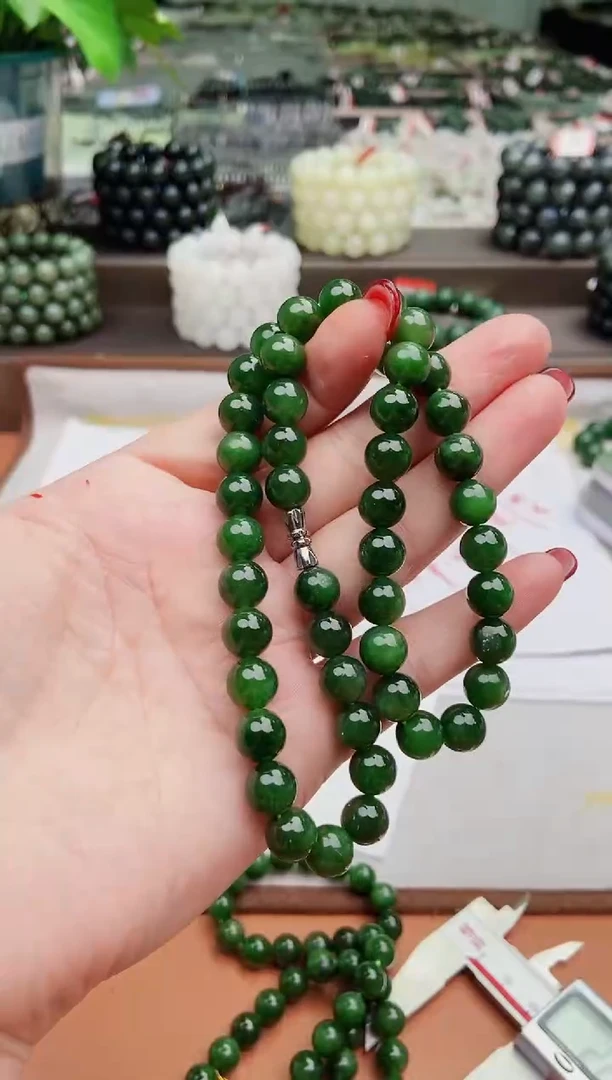 【闪购商品】和田玉手串未镶嵌纯天然和田玉俄碧9