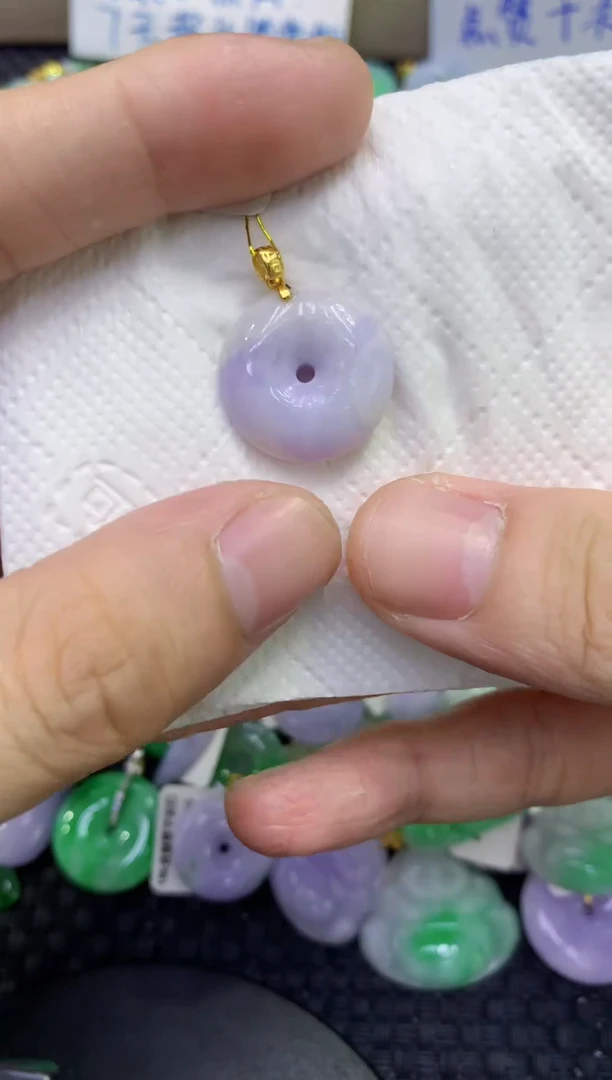 颈饰未镶嵌翡翠天然缅甸A货翡翠