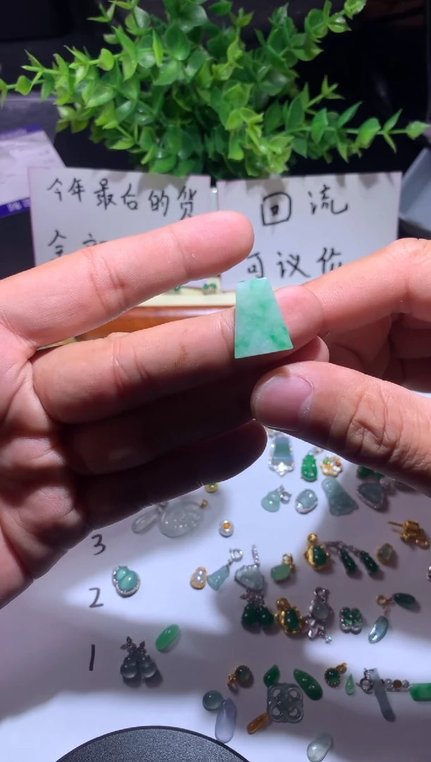 吊坠(不含链)未镶嵌翡翠1