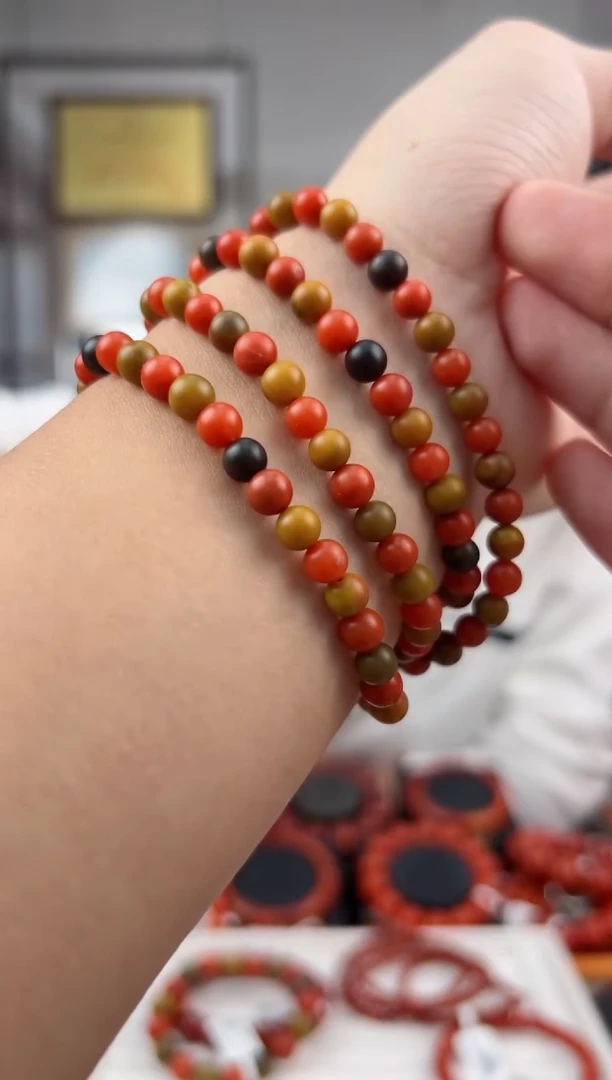 【闪购商品】南红玛瑙多圈未镶嵌5mm@T06022@