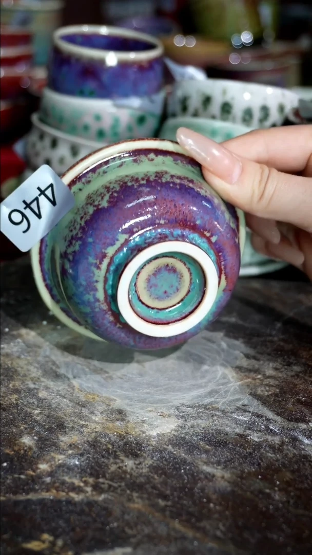 摆件精品窑变钧瓷茶器