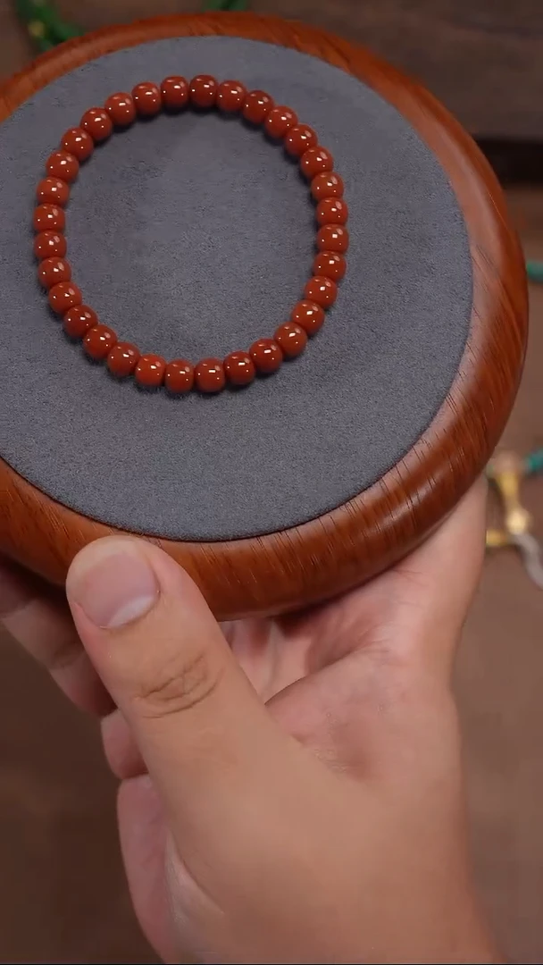 南红玛瑙手串未镶嵌F南红手串