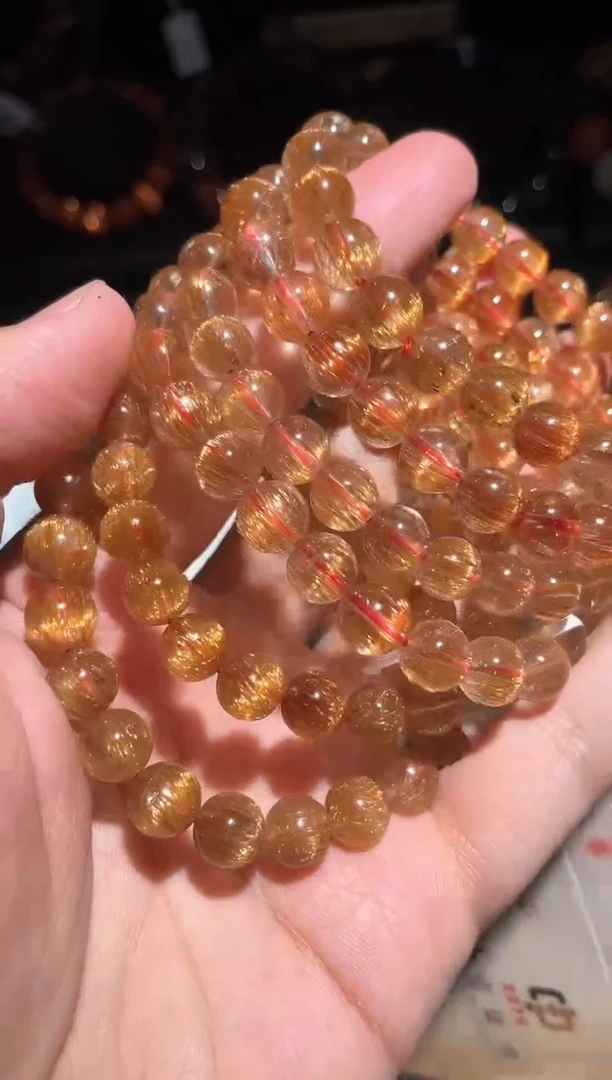 【闪购商品】水晶手链未镶嵌发晶单圈A8（多样性发其一）