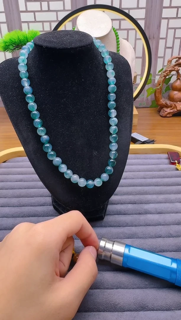 颈饰14K金镶嵌翡翠L148