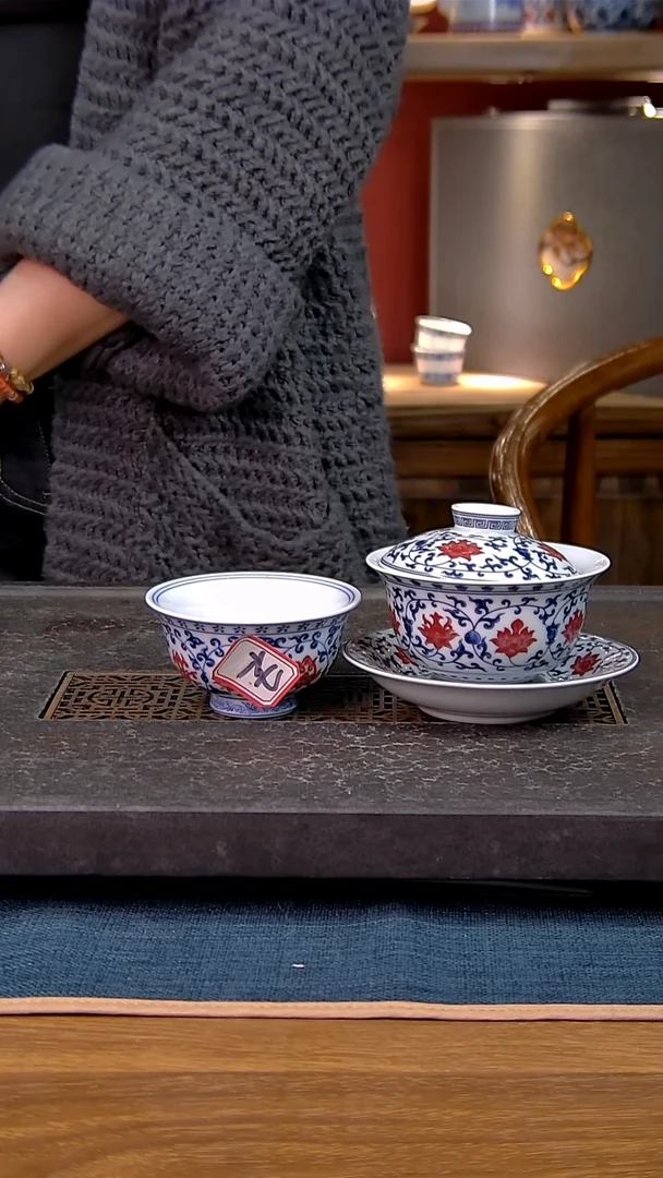 平**福简装家用款5件套 白瓷陶瓷茶具