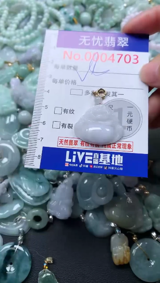 颈饰未镶嵌翡翠4703