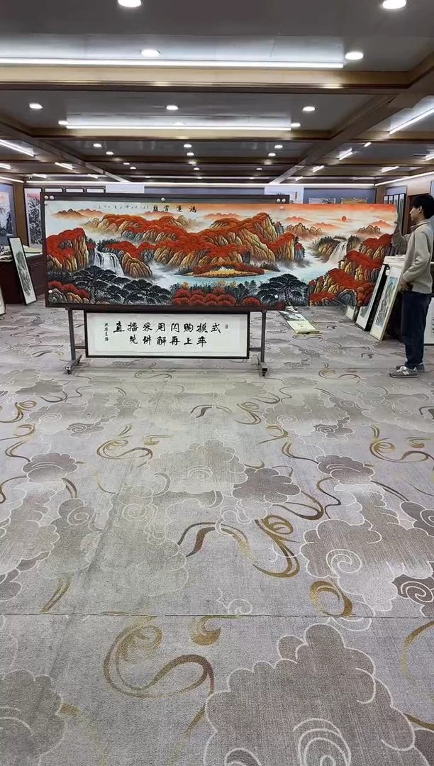 【闪购商品】绘画绘画Y-刘雪红-小丈二-山水画