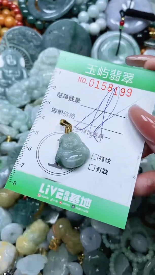 翡翠未镶嵌颈饰闪购0158199